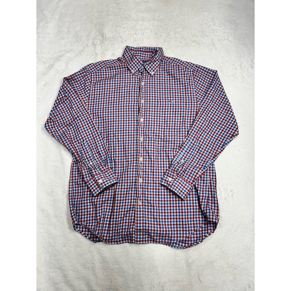 Vineyard Vines Men's Size Large Slim Fit Tucker Shirt Check Plaid Button Down - Picture 1 of 7